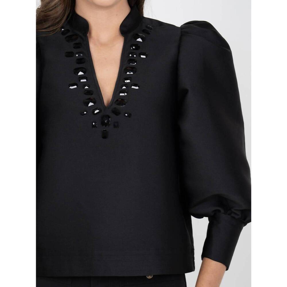NEW EMILY MCCARTHY hampton top in black